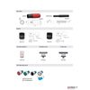 K16-190-R-6V, LED Pilot Lamp, 16mm Panel Hole, Rectangular Head, IP65, Red, 6VDC