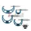 0-4"/0.0001" Premium Outside Micrometer Set Machinist Tool Precision Carbide Tip