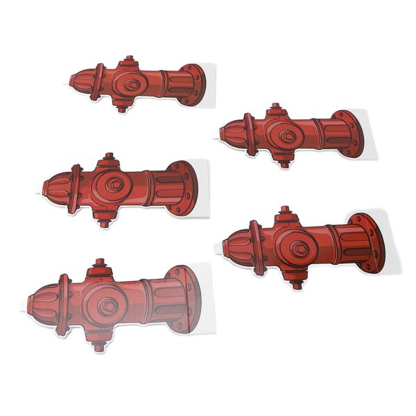 10pcs Pet Potty Guide Unique Fire Hydrant Shaped Dog Pee Pad Aid