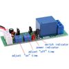Timer Relay Module, DC 5V 12V 24V Adjustable Switch Cycle Timer Delay Relay Module, Delay On Off Switch Relay Module 6 Types Optional Time Delay (DC 12V 0-120 minutes adjustable)
