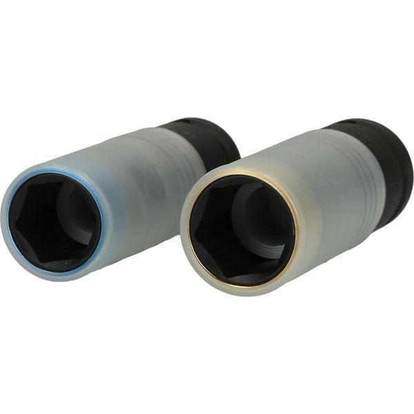 KS Tools 515.0989 SlimPOWER Alloy rim impact socket set, 2 pcs, 1/2"
