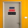 All Quality Standard Electrical Room Sign - Red/Yellow - Small (1 Pack)