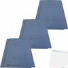 usy Bundle für ELBA Doppelhefter, DIN A4, Blau 3er Pack (3Stk) + usy Block