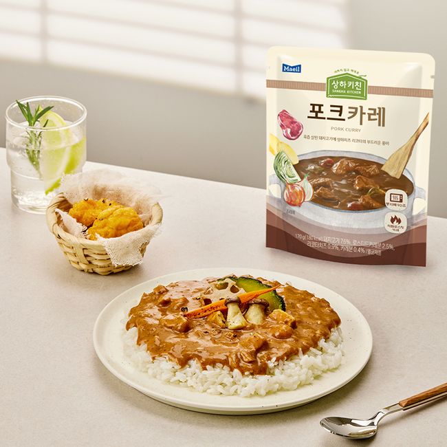 Sangha Kitchen Pork Curry 170g 6 packs [Guaranteed arrival] [1,500 won discount per box when purchasing multiple items]