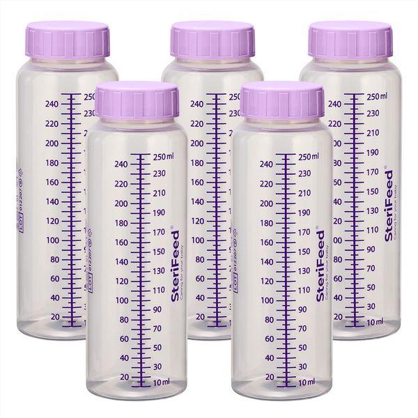 Sterifeed Baby Bottle, Sterile, Disposable Single Use 250ml, Pack of 5