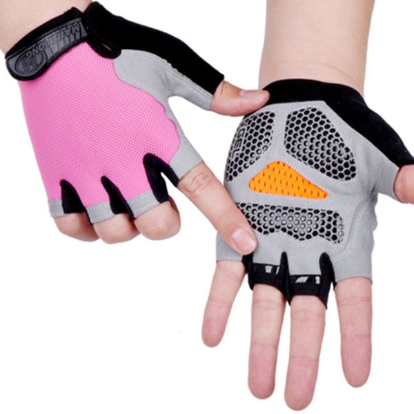 1 set of Rika pull-up anti-slip wrist protection gloves, gray