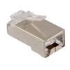 NavePoint CAT6 Ethernet RJ45 Plug, FTP, 100 Pack, C6-8P8C, CE Compliance