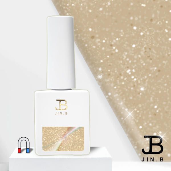 Gracia Jinbi Snow Day JBI-MG-18 Magnetic Glitter Color Gel Nail