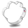 Foose Paw Print Tin Cookie Cutter 4.5 in B1414