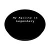 Agile Scrum Legend Lean Project Management Funny PM Coach PopSockets Swappable PopGrip