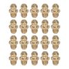 sourcing map Brass Straight Grease Fitting 1/4"-28 Thread 8mm Width Hydraulic Grease Fitting Accessories, 20Pcs