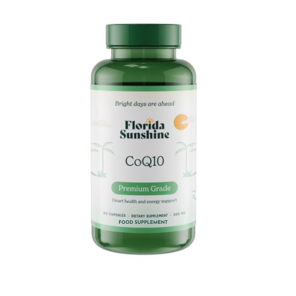Florida Sunshine Premium CoQ10-60 Capsules (200mg)