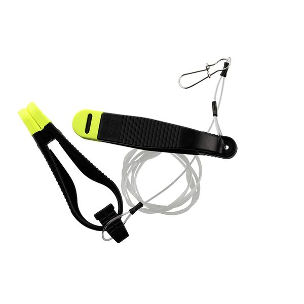 Scotty #1192 Power Grip Plus Stacker Release, 60-Inch Leader "Great for Braid",Black