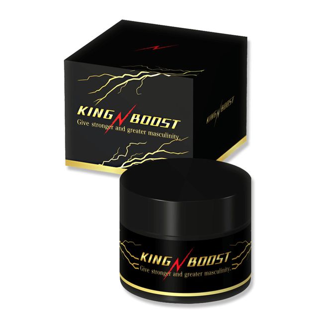 Men&#39;s Enlargement Cream KING BOOST 30g Men&#39;s Cream EGF Arginine Citrulline Guarana Zinc Concentrated Support Cream Made in Japan [1 piece]