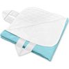 Ultra Soft 4-Layer Washable and Reusable Incontinence Bed Pads with 4 Convenient