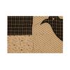 Crow & Star Throw Blanket Quilt Quilted Patch Work Country Primitive Farm House