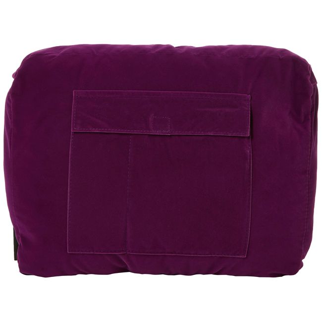 Manicure Cushion Pedicure Pillow Nail Arm Rest Foot Care Purple Velvet