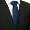 RBOCOTT Navy Blue Tie and Pocket Square Necktie Set for Men(5)