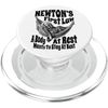 Funny Physics Newton's First Law Body At Rest Science PopSockets PopGrip for MagSafe