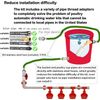 Pipeline Automatic Chicken Waterer System Set (58 Pc) Chicken Water Cups,Chicken