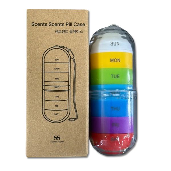 Scentcent Pill Case Portable Pill Case/Pill Box Case