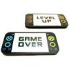 ToyPlaya Handheld Game Device Shape Glitch Super Large Size Erasers, Level Up, Game Over (2 pcs)