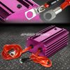 HIGH EFFICIENCY UNIVERSAL CAR BATTERY VOLTAGE STABILIZER REGULATOR+CABLE PURPLE