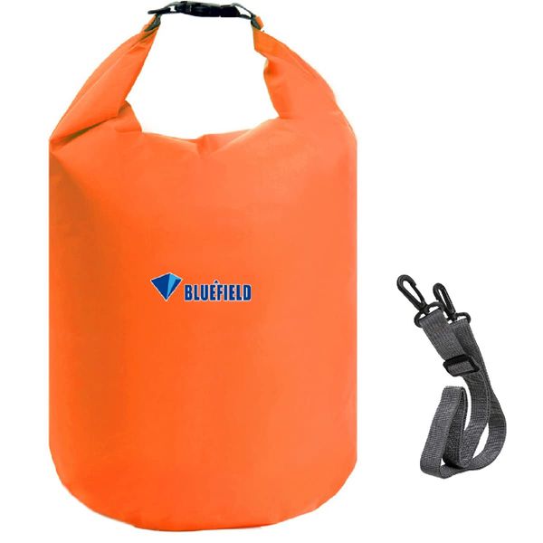 YAPJEB Dry Bag, Waterproof Bag, Large Capacity, Stuff Bag, Drum Shape, 1.6 gal (4 L), 3.2 gal (10 L), 6.9 gal (20 L), 14.6 gal (40 L), For Beach, Pool, Swimming, Hot Springs, Beach, Disaster Prevention, orange, Outdoor