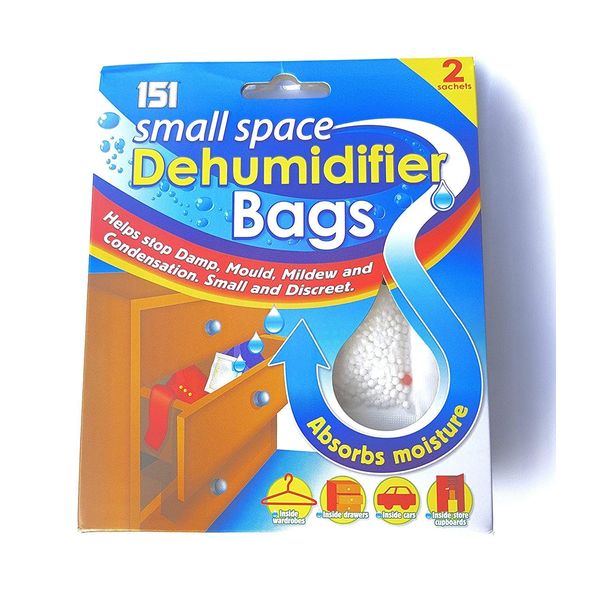 3 X 3 x 2pk Small Space dehumidifier Bags