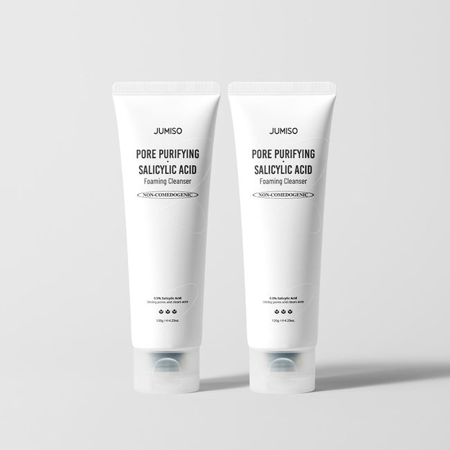 [2 bundles] Jumiso Pore Purifying Salicylic Acid Cleansing Foam 120g+120g+20g