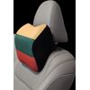 Lithuania Flag Car Headrest Neck Support Pillow with Memory Foam (2 Pack)