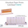 Dental Endodontic Absorbent Points / Paper Points, Cell Pack COARSE 200/pk. Meta