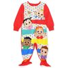 CoComelon Toddler Infant Footed Blanket Sleeper Pajamas (5T, Red)