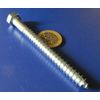 Zinc Hex Head Lag Screw 1/2 Hex Size 5/16 Thread x 3.50" Length, 50 pcs