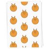 A1 'Orange Space Hopper' Gift Wrap/Wrapping Paper Sheet (GI00108723)