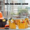 11 POCKET LEATHER TOOL BELT QUICK RELEASE BUCKLE Carpenter Construction Pouch
