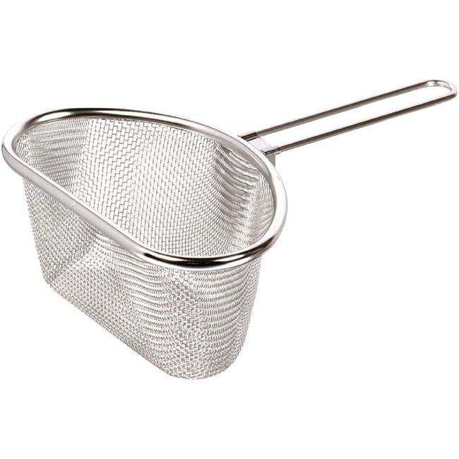 Pearl Metal HB-4102 Hand Boiled Colander, Medium, Stainless Steel, At Aqua