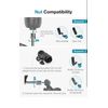 InnoGear MU059 Microphone Stand (Kit with Screw Adapter, Pop Filter, Shock...