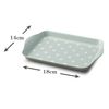 Zeal Mini Serving Tray, Dotty Design 18cm x 14cm Sage Green