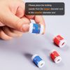 Basic Knitting Tools Accessories, Including 4 Row Counters in Different Sizes, 20 Knitting Crochet Locking Stitch Markers and 6 Assorted Size Stitch Holder Set