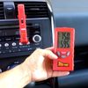 Wireless Dual Zone Thermometer Red Lcd Auto Accessory Remote Sensor Degreef C