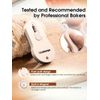 Bread Lame Dough Scoring Tool with Extractable & Magnetic - Sourdough Scoring Tool - Sourdough Bread Baking - Bread Scoring Tool - Scoring Patterns Booklet Includes 5 Bread Razor Blades (Cream)