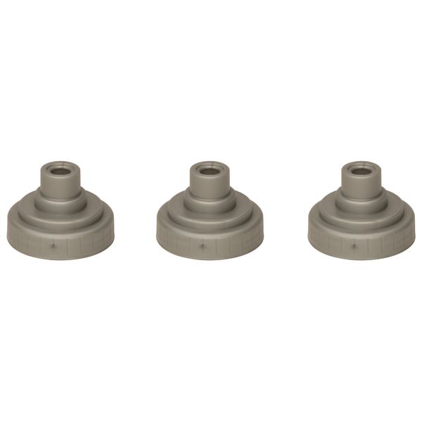Nathan Race Caps (pack Of 3) - Silver, N/A