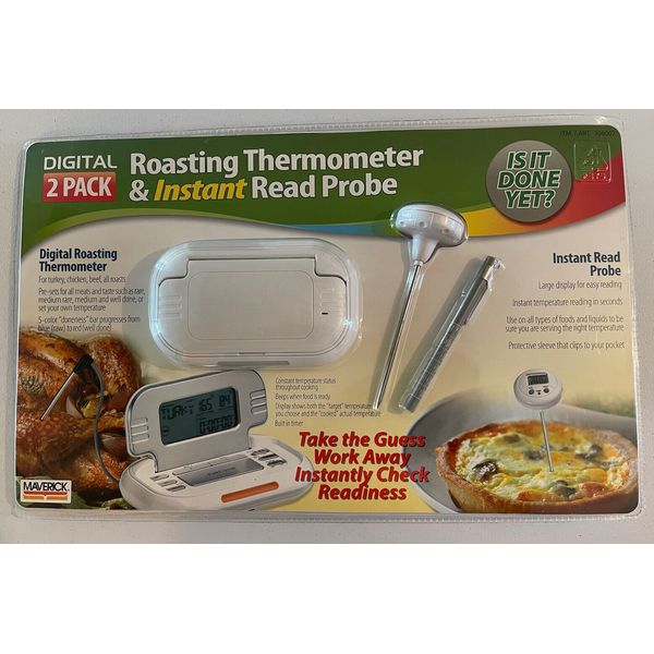 Maverick - Digital Roasting Oven Thermometer & Instant Probe - NEW