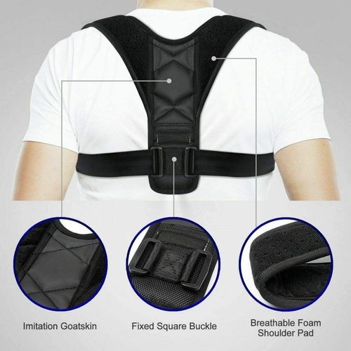 Figure 8 Posture Corrector Clavicle Support Brace for Upper Back & Shoulder, Best Brace Help to Improve Posture for Men & Women Size S