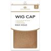 2 pc wig cap nylon, wig cap by Rubin Extensions, wig cap set, Breathable stretch elastic wig cap (Brown)