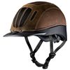 Troxel Brown Leather Sierra Riding Helmet Brown S