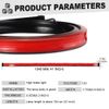 Universal Red 40" LED Car High Mount Third 3rd Brake Stop Rear Tail Light Strip