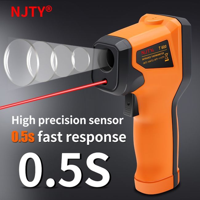 High-Precision Non-Contact Handheld Digital Laser Infrared Thermometer Gun  : Perfect For Cooking, Pizza Oven, Grilling And Measuring Engine Temperatur