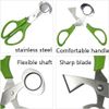 2Pcs Quail Egg Roast egg scissors Cutter Scissors Kitchen Egg Shears Tool(Green)